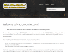 Tablet Screenshot of macromonster.com